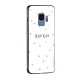 Polka Hugs Glass Back Case for Galaxy S9