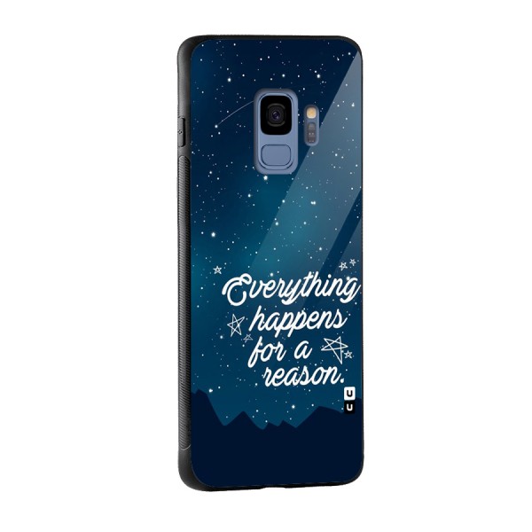 Reason Sky Glass Back Case for Galaxy S9