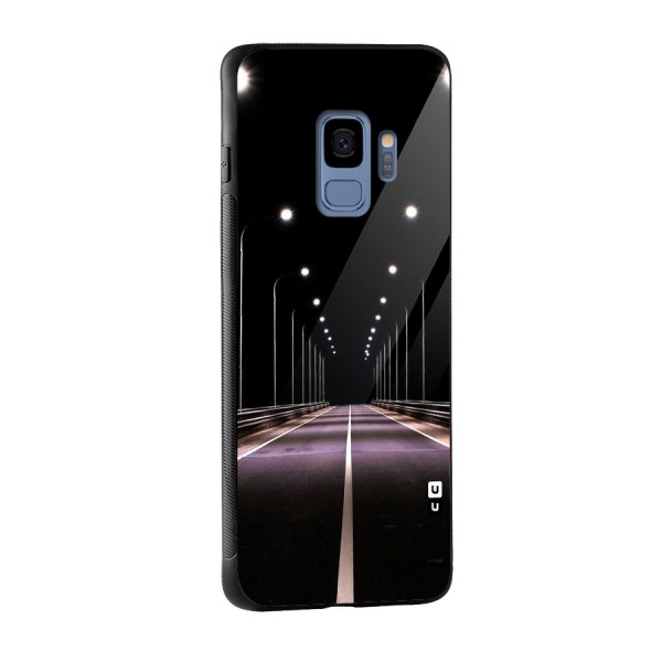Street Light Glass Back Case for Galaxy S9