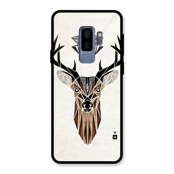 Aesthetic Deer Design Glass Back Case for Galaxy S9 Plus