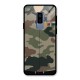 Army Uniform Glass Back Case for Galaxy S9 Plus