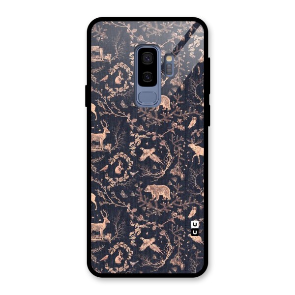 Beautiful Animal Design Glass Back Case for Galaxy S9 Plus