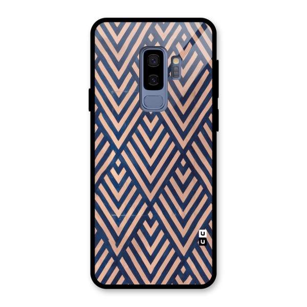 Blue Peach Glass Back Case for Galaxy S9 Plus