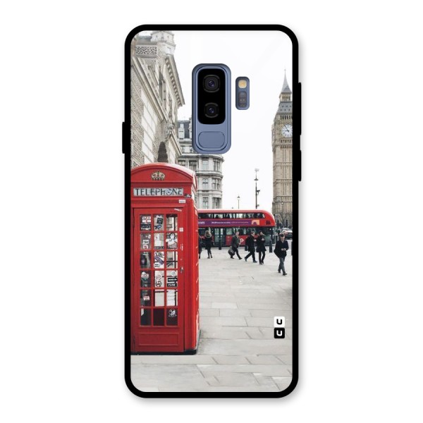 Booth In Red Glass Back Case for Galaxy S9 Plus