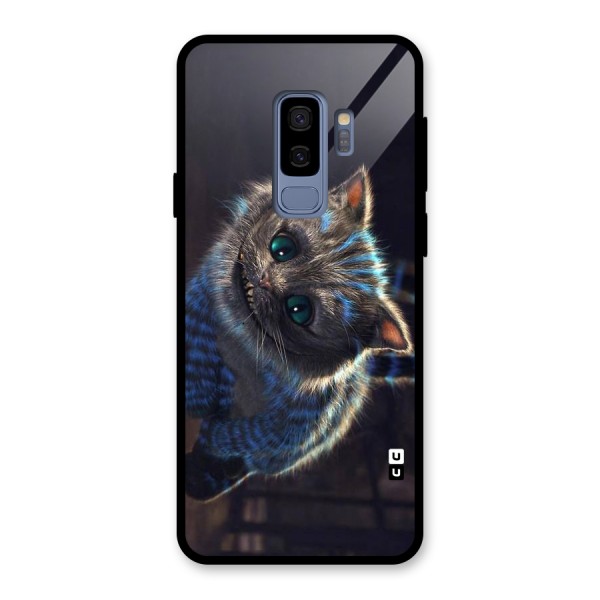 Cat Smile Glass Back Case for Galaxy S9 Plus