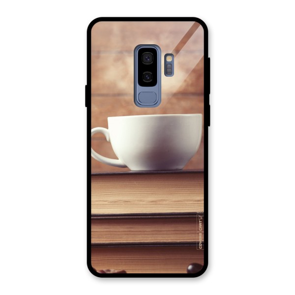 Coffee And Bookworm Glass Back Case for Galaxy S9 Plus