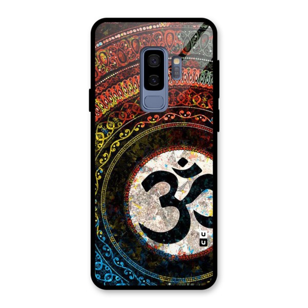 Culture Om Design Glass Back Case for Galaxy S9 Plus