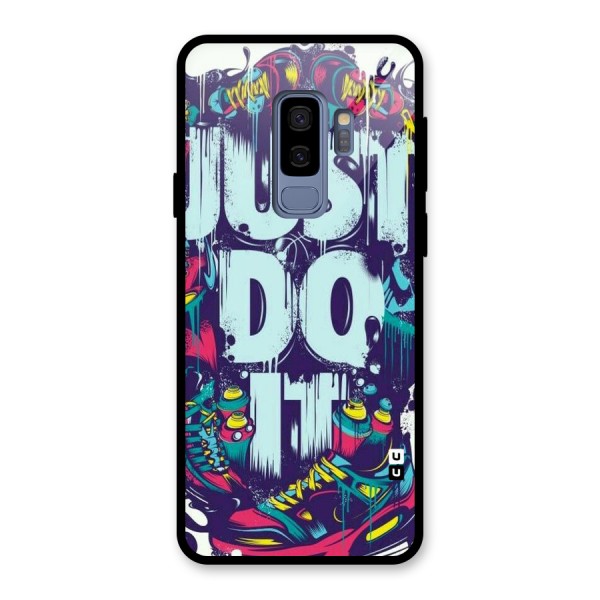 Do It Abstract Glass Back Case for Galaxy S9 Plus