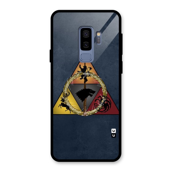 Fight For Crown Glass Back Case for Galaxy S9 Plus