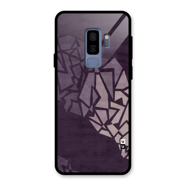 Fine Abstract Glass Back Case for Galaxy S9 Plus