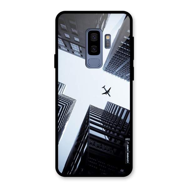 Fly Perspective Glass Back Case for Galaxy S9 Plus