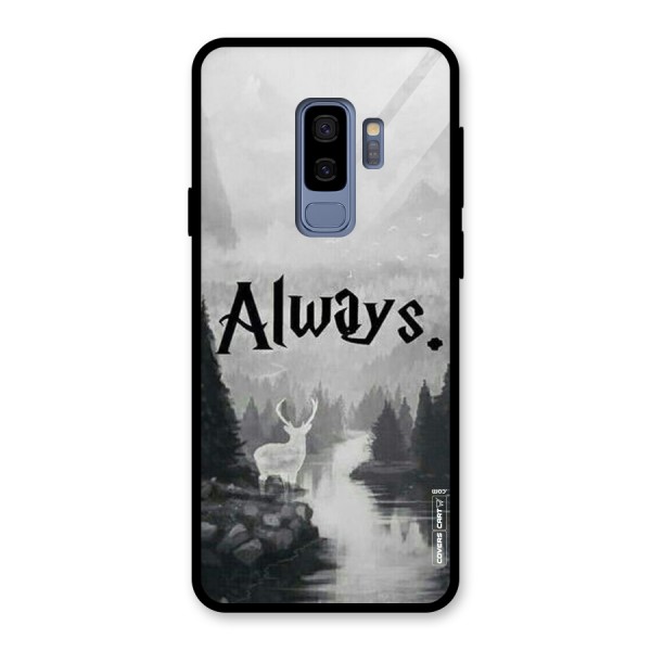 Invisible Deer Glass Back Case for Galaxy S9 Plus
