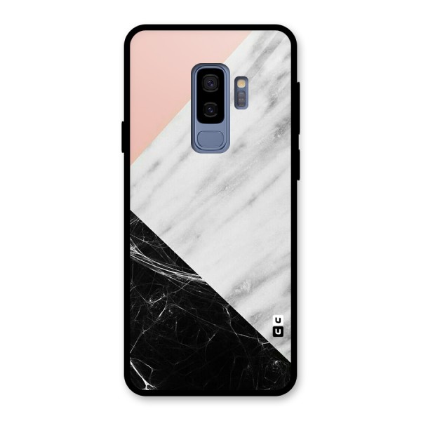 Marble Cuts Glass Back Case for Galaxy S9 Plus