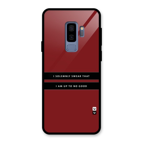 No Good Swear Glass Back Case for Galaxy S9 Plus