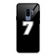 Number 7 Glass Back Case for Galaxy S9 Plus