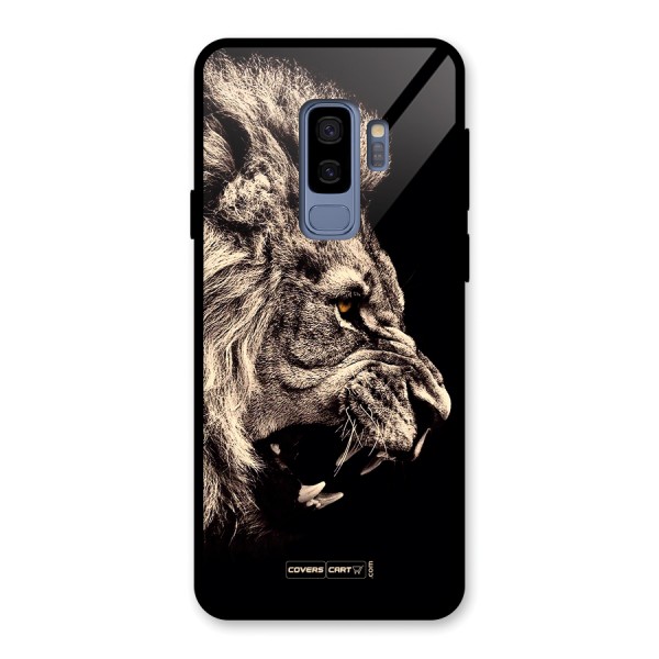 Roaring Lion Glass Back Case for Galaxy S9 Plus