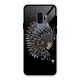 Tribal Design Glass Back Case for Galaxy S9 Plus