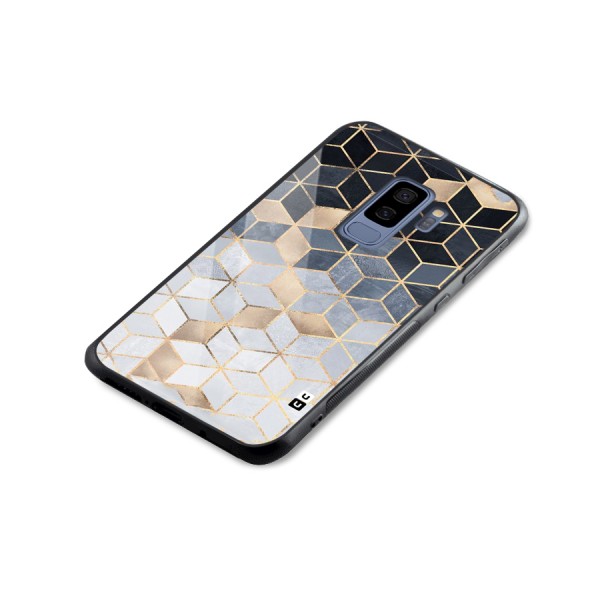 Blues And Golds Glass Back Case for Galaxy S9 Plus