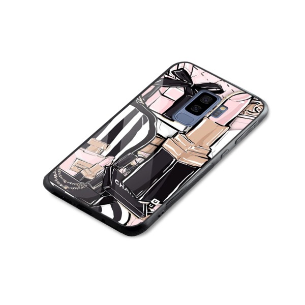 Class Girl Design Glass Back Case for Galaxy S9 Plus