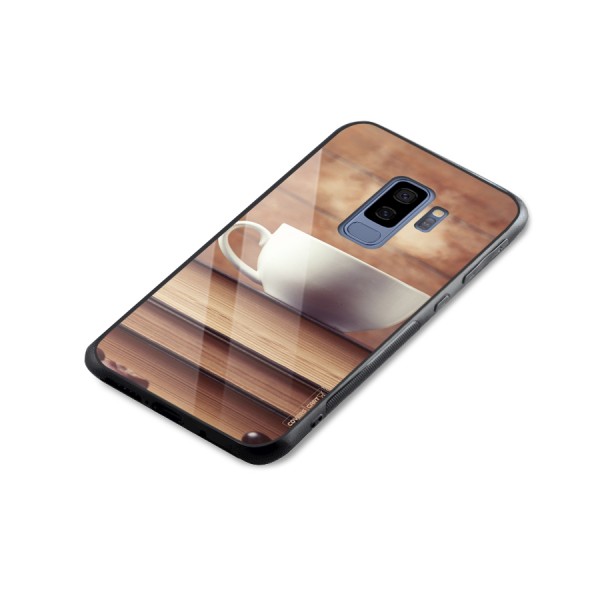 Coffee And Bookworm Glass Back Case for Galaxy S9 Plus