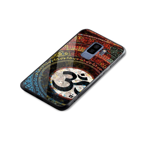 Culture Om Design Glass Back Case for Galaxy S9 Plus