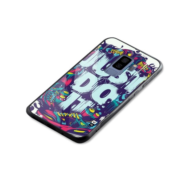 Do It Abstract Glass Back Case for Galaxy S9 Plus