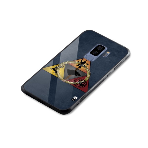 Fight For Crown Glass Back Case for Galaxy S9 Plus