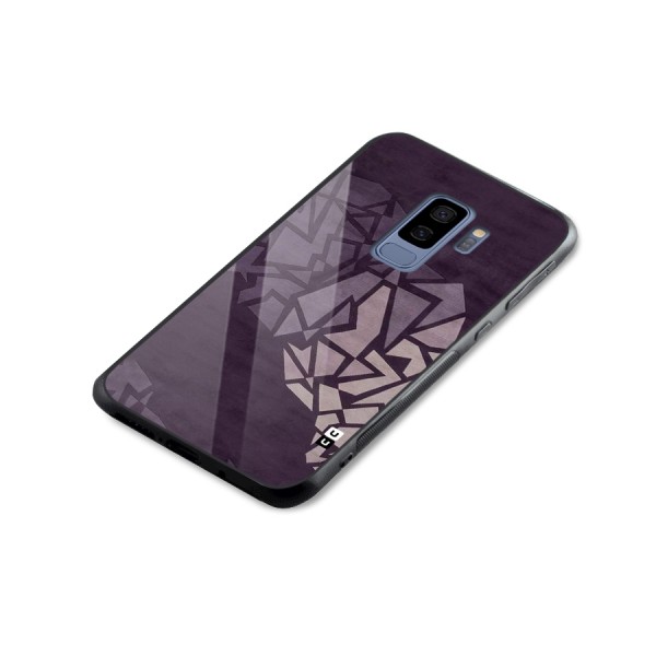 Fine Abstract Glass Back Case for Galaxy S9 Plus