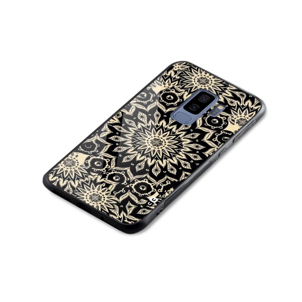 Golden Mandala Glass Back Case for Galaxy S9 Plus