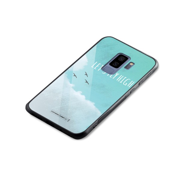 Lets Fly High Glass Back Case for Galaxy S9 Plus