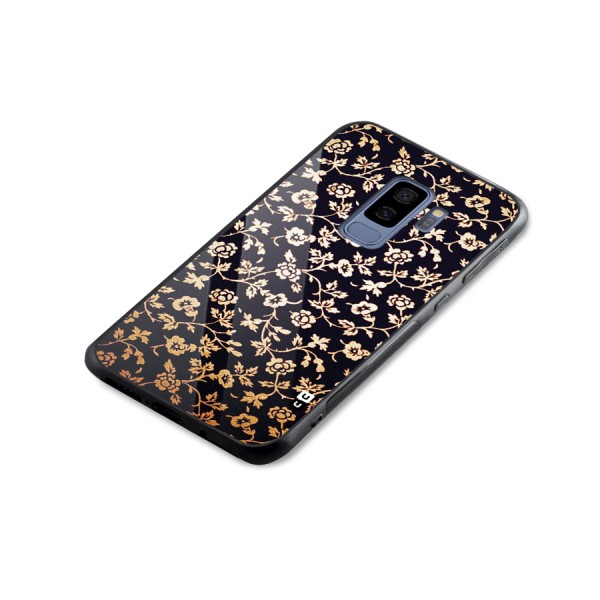 Most Beautiful Floral Glass Back Case for Galaxy S9 Plus