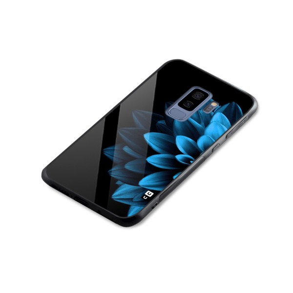 Petals In Blue Glass Back Case for Galaxy S9 Plus