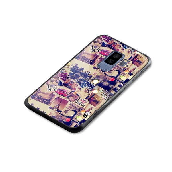 Travel Pictures Glass Back Case for Galaxy S9 Plus