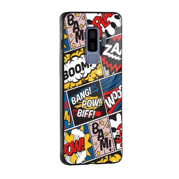 Bam Pattern Glass Back Case for Galaxy S9 Plus