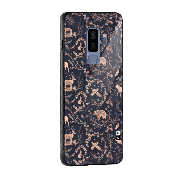 Beautiful Animal Design Glass Back Case for Galaxy S9 Plus
