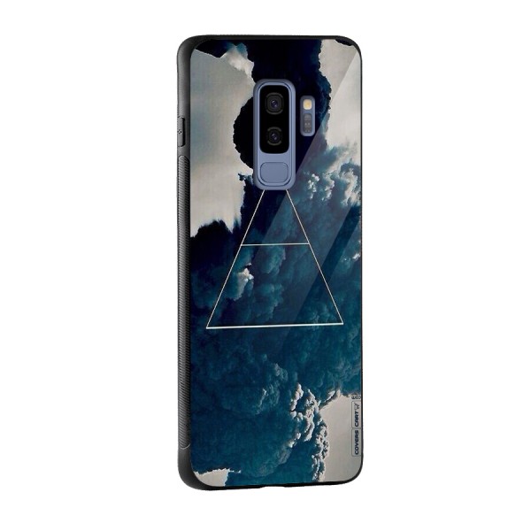 Blue Hue Smoke Glass Back Case for Galaxy S9 Plus