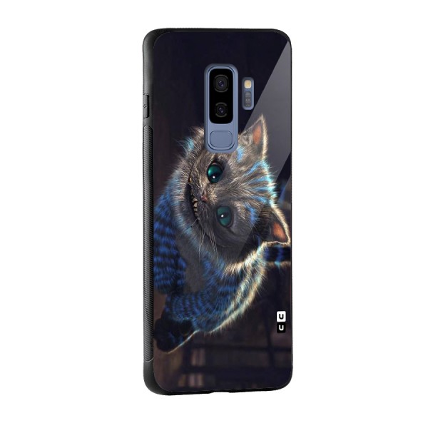 Cat Smile Glass Back Case for Galaxy S9 Plus