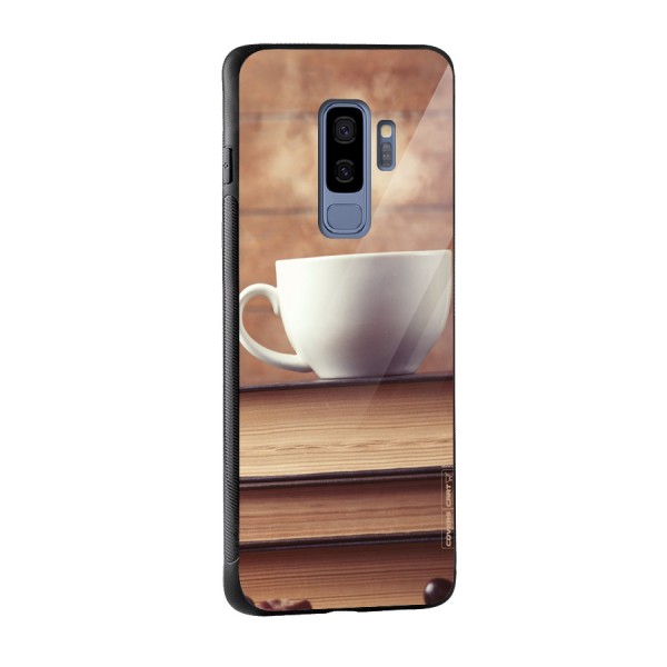 Coffee And Bookworm Glass Back Case for Galaxy S9 Plus