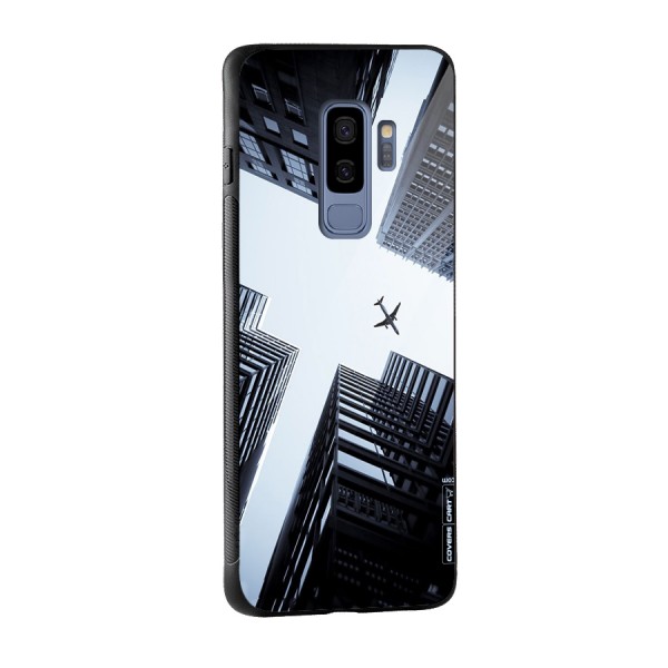 Fly Perspective Glass Back Case for Galaxy S9 Plus