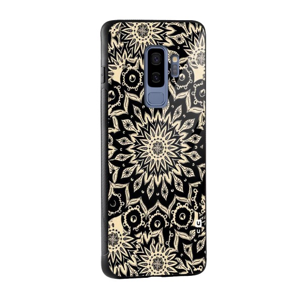 Golden Mandala Glass Back Case for Galaxy S9 Plus