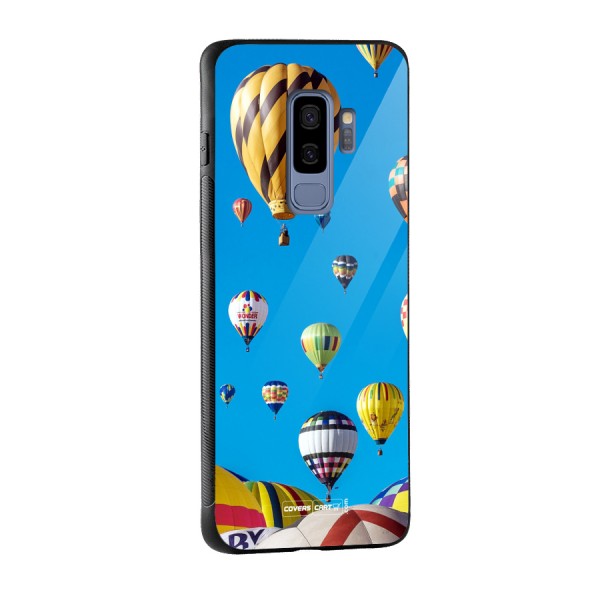 Hot Air Baloons Glass Back Case for Galaxy S9 Plus