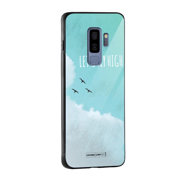 Lets Fly High Glass Back Case for Galaxy S9 Plus
