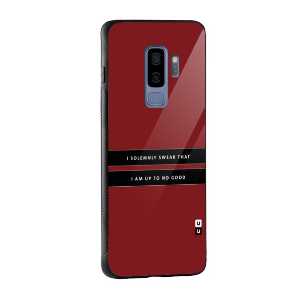 No Good Swear Glass Back Case for Galaxy S9 Plus