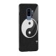 Peace Disorted Glass Back Case for Galaxy S9 Plus