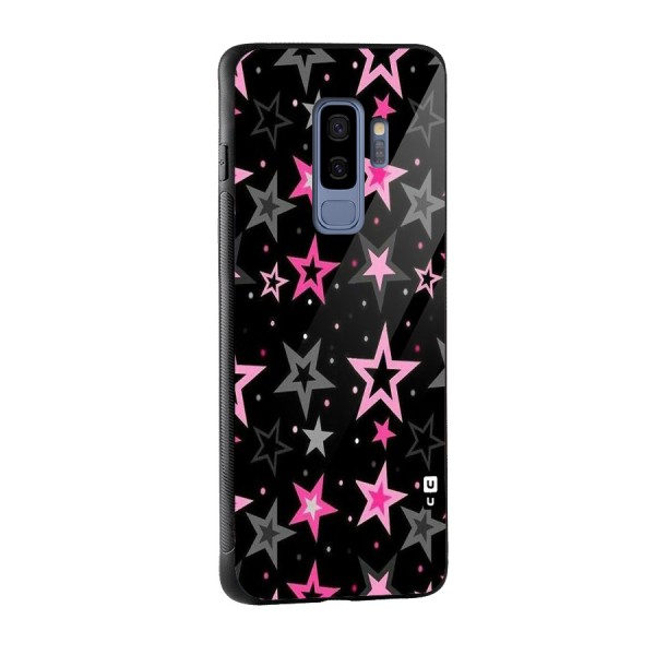 Star Outline Glass Back Case for Galaxy S9 Plus