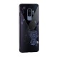 Voilet Floral Design Glass Back Case for Galaxy S9 Plus