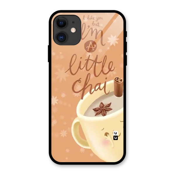 A Little Chai Glass Back Case for iPhone 11
