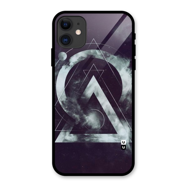 Basic Galaxy Shape Glass Back Case for iPhone 11