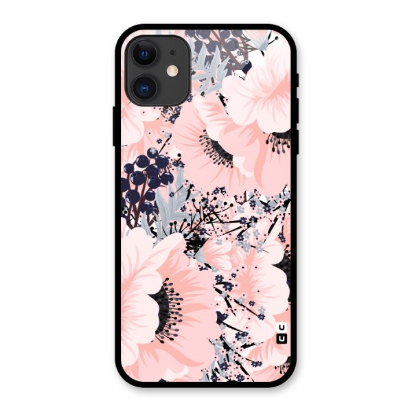 Beautiful Flowers Glass Back Case for iPhone 11