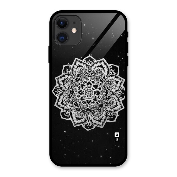 Beautiful Mandala Design Glass Back Case for iPhone 11